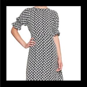 Banana Republic Shirred Sleeve Dress Size 2